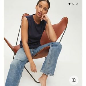 Michael Stars - Iris Glass Muscle Tee - Navy